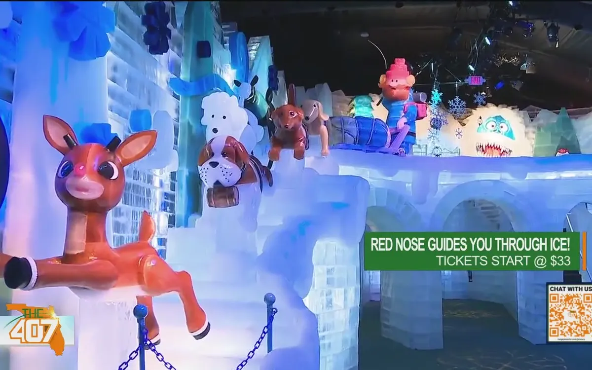 ICE! Featuring Rudolph the Red-Nosed Reindeer at Gaylord Palms